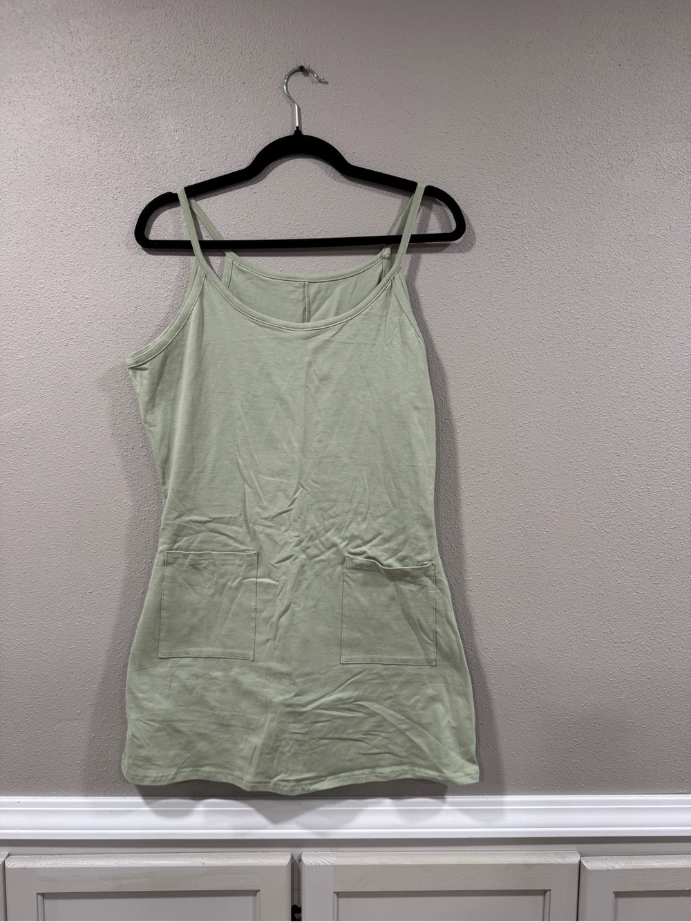Sage Green Hotshot Mini Dress - Picture 2 of 5